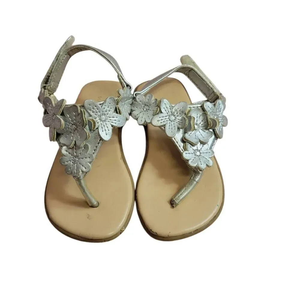 Wonderkids silver sandals 6